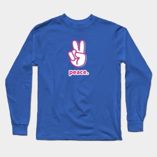 Peace Sign Long Sleeve T-Shirt